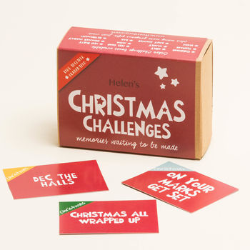 Personalised Christmas Challenges Game, 2 of 4