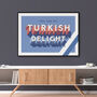 Blackburn Rovers 'Turkish Delight' Poster, thumbnail 1 of 7