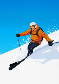 Personalised Ski Run Print, 4 of 7