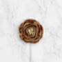 Handmade Silk Floral Flower Lapel Pin In Many Colours, thumbnail 3 of 12