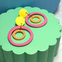Retro Hoop Earrings, thumbnail 3 of 6