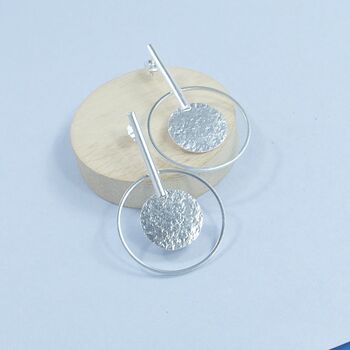 Sterling Silver Merrian Studs, 2 of 5