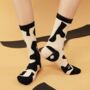Abstract Shapes Illustration Mid Calf Length Socks, thumbnail 1 of 3