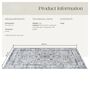 Washable Rug Living Room Carpet Oriental Short Pile Rug, thumbnail 7 of 12