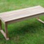 Backless Wooden Bench, thumbnail 7 of 10