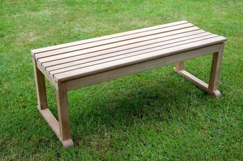 Backless Wooden Bench, 7 of 10