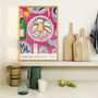 Champagne And Oysters Art Print Watercolour Poster, thumbnail 1 of 4