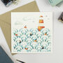 Lighthouse And Sailboats Nautical Birthday Card, thumbnail 2 of 3