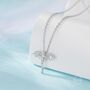 Sterling Silver Tiny Dragon Pendant Necklace, thumbnail 6 of 11