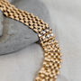 Gold Plated Chain Statement Necklace, thumbnail 2 of 7