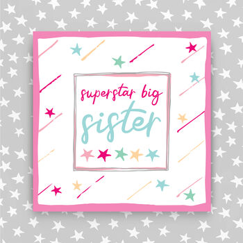 Superstar Big Brother/ Sister Card, 2 of 4