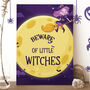 Moon And Witch Halloween Party Selfie Frame, thumbnail 6 of 7