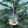 Personalised Santa Paws Christmas Bauble, thumbnail 3 of 5
