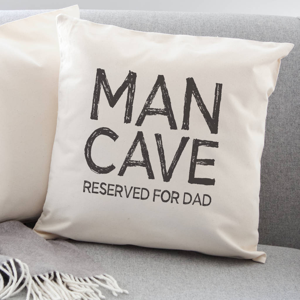 Personalised Man Cave Cushion By So Close Notonthehighstreet Com