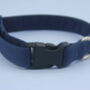 Dark Blue Dog Collar, thumbnail 3 of 12