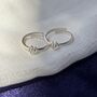 Pure Silver Adjustable Plain Heart Slim Toe Ring, thumbnail 1 of 3