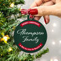 Personalised Family Name Christmas Bauble, thumbnail 2 of 4