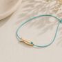 Adjustable Anklet Bracelet With Fish Charm, thumbnail 4 of 5