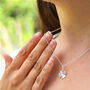 Lucky Silver Or Gold Four Leaf Clover Necklace, thumbnail 1 of 8