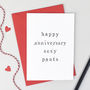'Happy Anniversary Sexy Or Lover Pants' Card, thumbnail 1 of 7