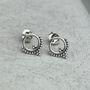 925 Sterling Silver Stud Earrings Boho Studs Jewellery, thumbnail 1 of 9