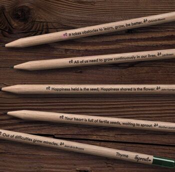 Personalised Sprouting Seed Colouring Pencil, 5 of 5