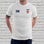 Personalised England Football Supporters Mens Tees, thumbnail 1 of 4