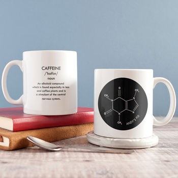 Personalised Caffeine Compound Coaster, 8 of 12