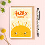 Sunshine New Baby Card, thumbnail 1 of 6