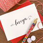 'Love Ya' Script Letterpress Card, thumbnail 1 of 2