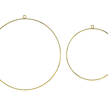Gold Wire Hoop Hanging Decorations, 4 of 4