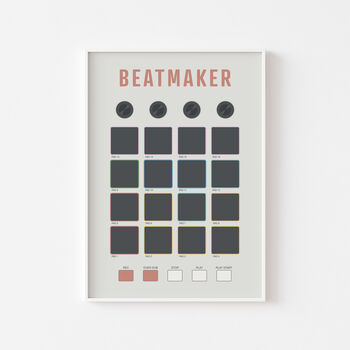 Beatmaker Print | Music Producer Poster, 4 of 8