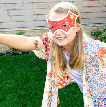 Create Your Own Superhero Mask Craft Kit, 4 of 4