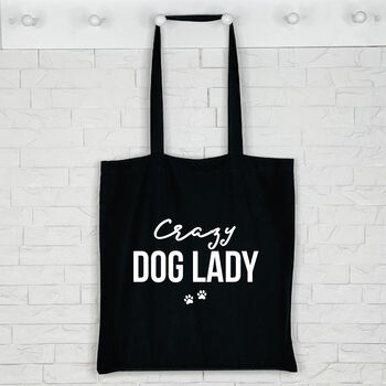 Crazy Dog Lady Tote Bag, 5 of 6