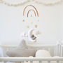 Sleeping Bunny With Moon And Stars Baby Mobile, thumbnail 8 of 12