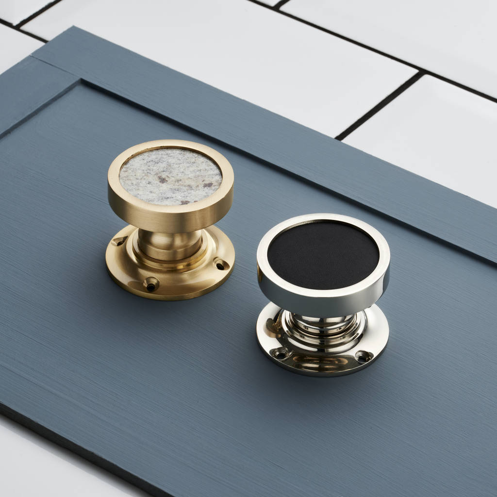 Contemporary Internal White Mortice Door Knob By Pushka Home