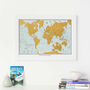 Personalised Scratch The World® Travel Edition Map, thumbnail 9 of 12