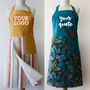 Personalised Quality Cotton Apron, thumbnail 1 of 12