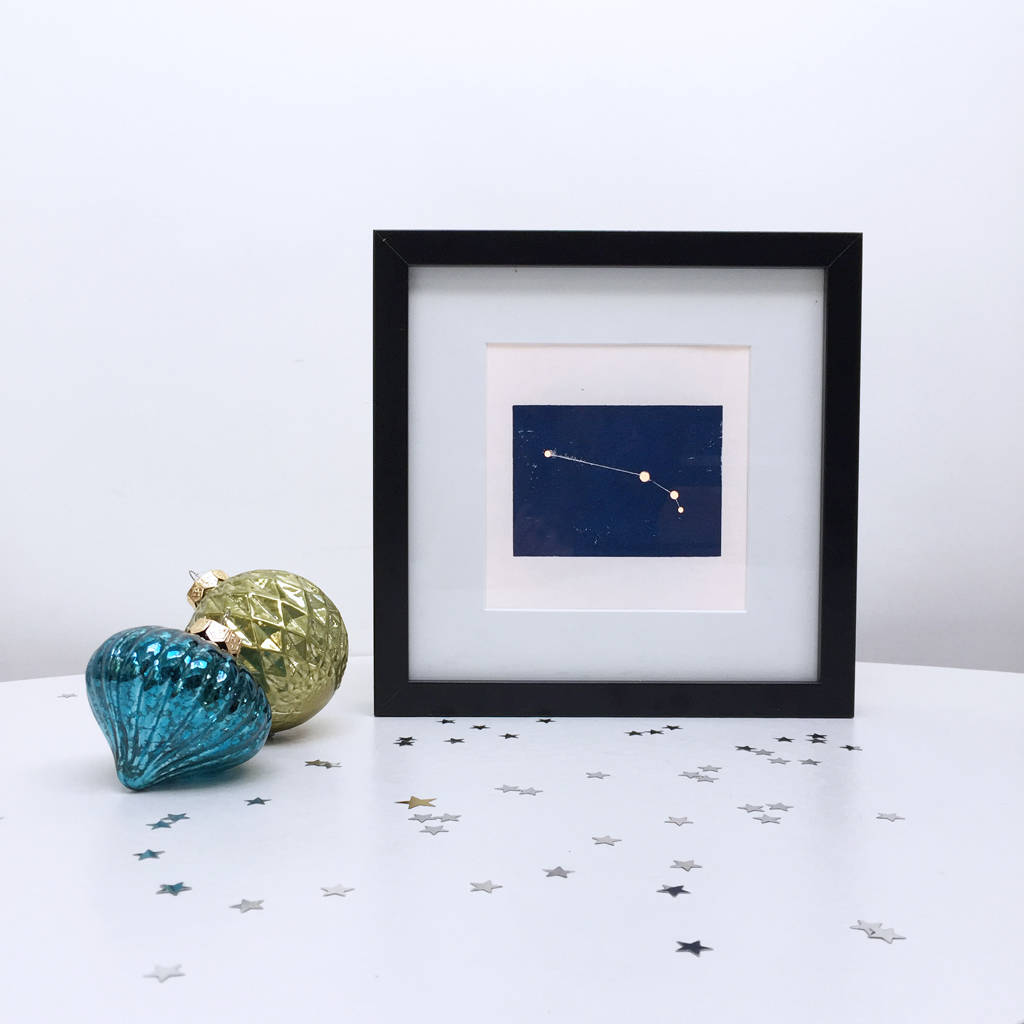 Personalised Aries Constellation Light Box By Simoons Studio