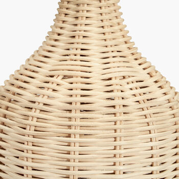 Natural Rattan Bottle Table Lamp, 5 of 7