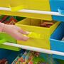 Toy Organiser Fabric Bins Storage Unit Bookshelf Basket, thumbnail 4 of 9
