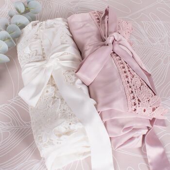 Personalised Bride To Be Wedding Robe Pink, 2 of 5