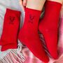 Personalised Valentines Lobster Socks Gift For Couples, thumbnail 2 of 4
