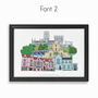 Durham Skyline Personalised Print, thumbnail 4 of 9
