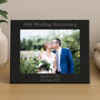 Personalised Black Glass Anniversary Frame – Laser Engraved, thumbnail 5 of 10
