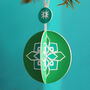 Christmas Green Paper Bauble Kit Set Of Six, thumbnail 1 of 4