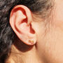 Gemini Star Sign Constellation Astrology Tiny Earrings, thumbnail 2 of 4