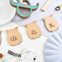 Personalised Wooden Bunting Owl And Name, thumbnail 4 of 5