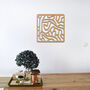 Organic Lines Wooden Wall Art Abstract Shapes Panel, thumbnail 6 of 9