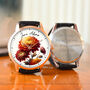 Personalised Wrist Watch With Floral Chrysanthemum, thumbnail 3 of 3
